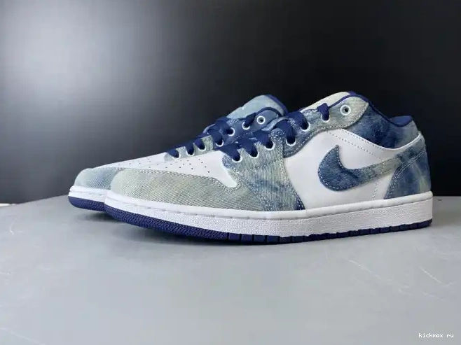 Rep Low 1 Jordan Denim Washed CZ8455-100 Air 0610